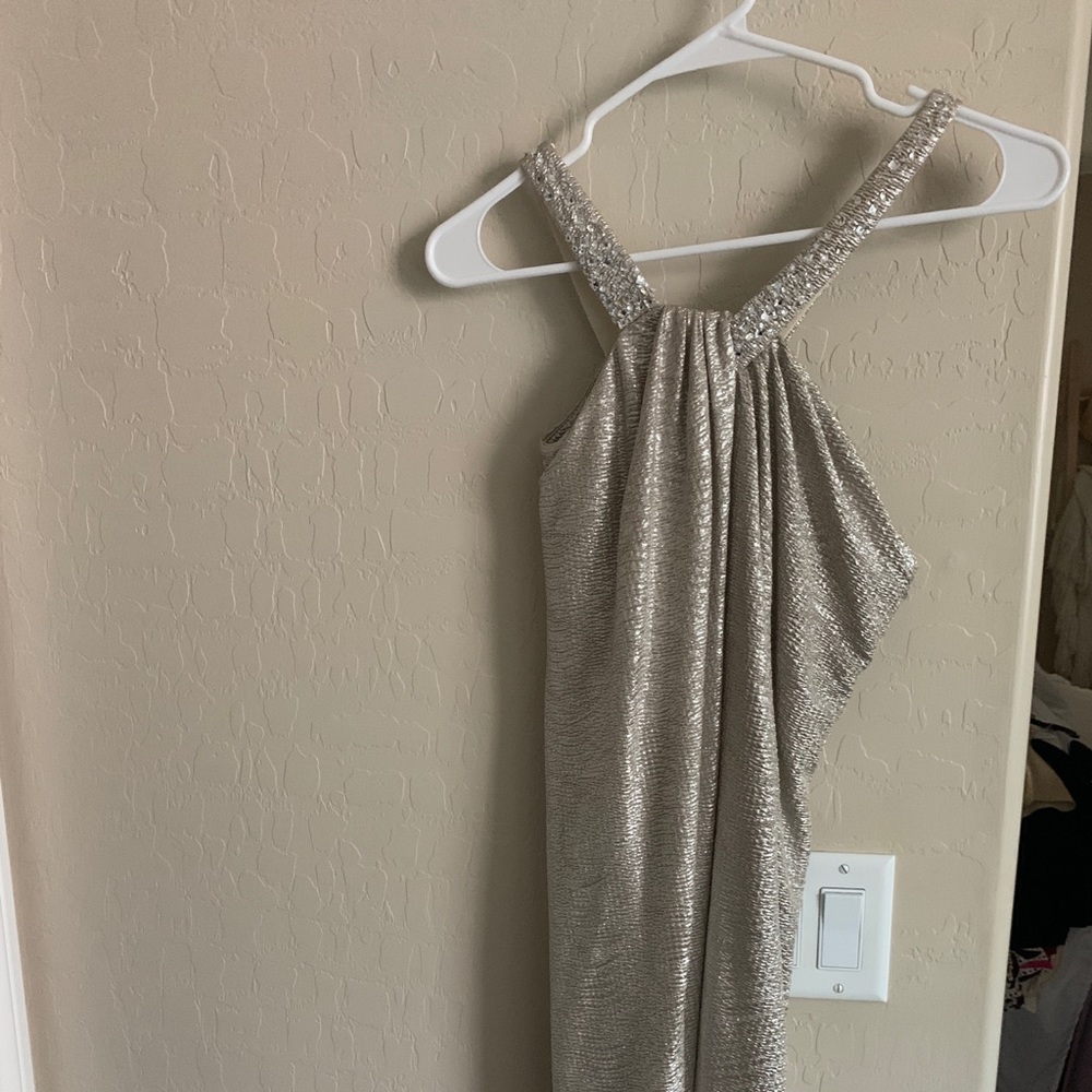 Boston Proper NWT size 2 gold knee length dress